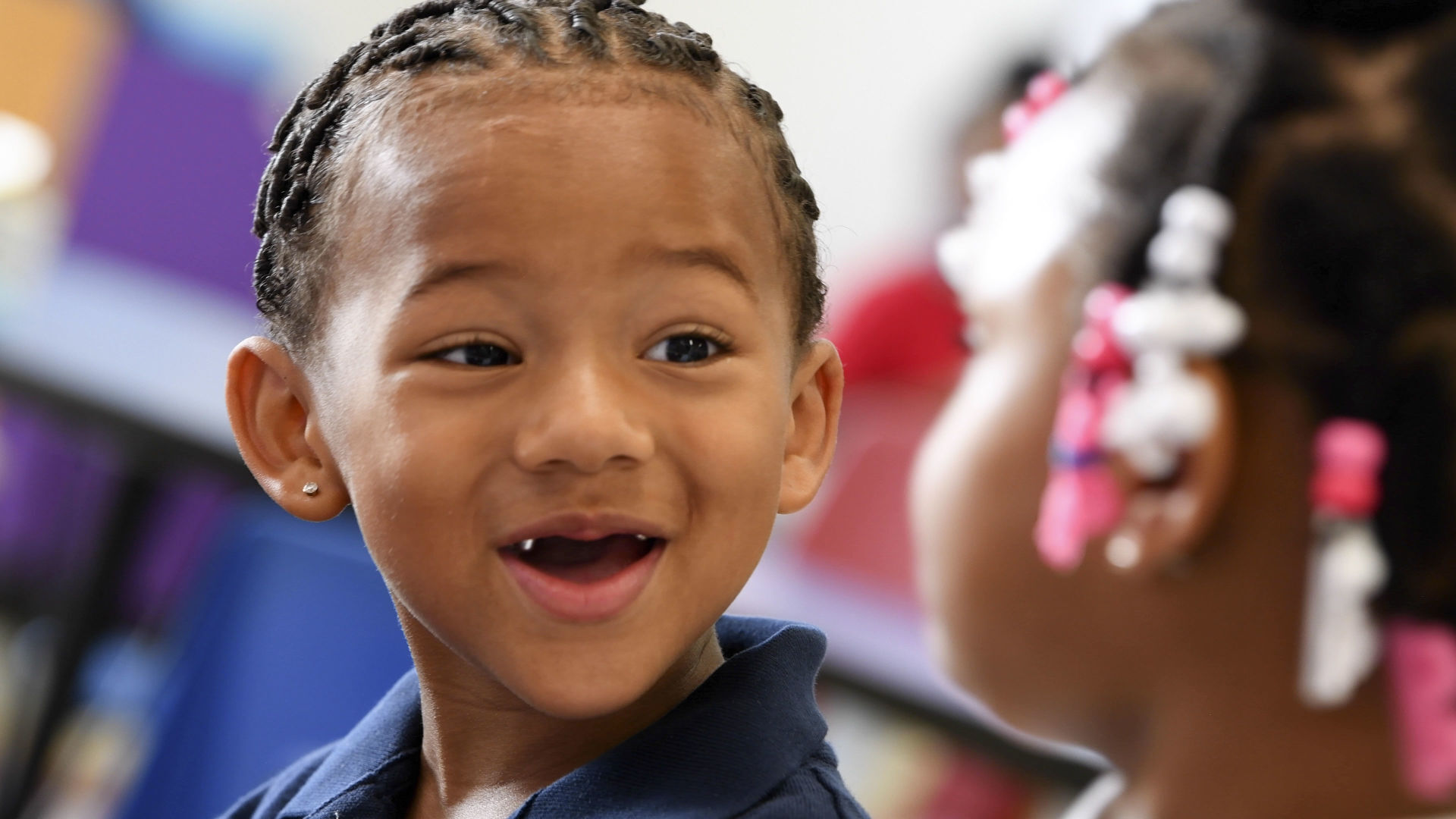 Frank and Wilson elementary 4K first day
